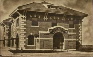 Reno NV New NGO RR Train Depot Station c1910 Postcard