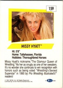 1991 WCW Wrestling Card Missy Hyatt sk21092