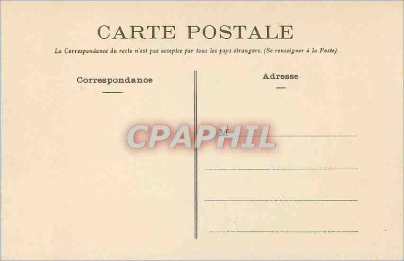 Postcard Old Luche Pringe Castle Gallerande Road View