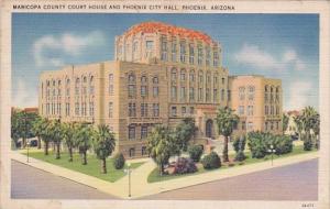 Arizona Phoenix Maricopa County Court House And Phoenix City Hall