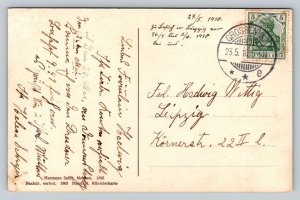 1910  Germany  Grossenhain  Weststrasse   Postcard