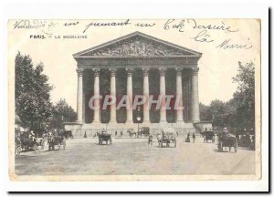 Paris 8th) Old Postcard La Madeleine