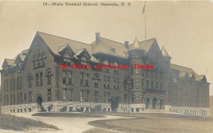 NY, Oneonta, New York, RPPC, State Normal School, Exterior View, ODS Photo