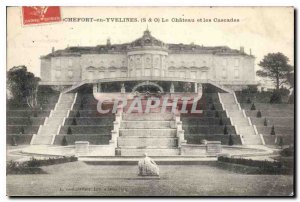 Old Postcard Rochefort en Yvelines S and O Chateau and Cascades