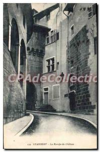 Old Postcard Chambery Ramp of the castle