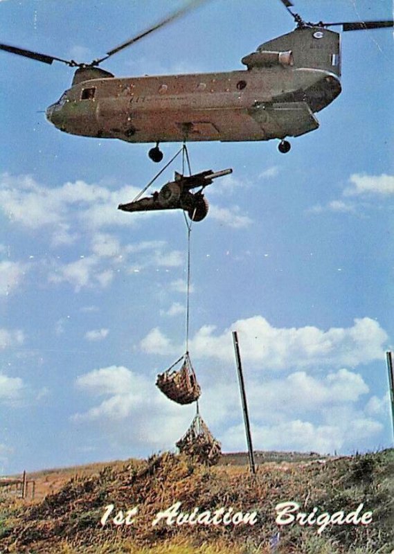 Military Postcards    A 1st Aviation Brigade CH-47 Chinook