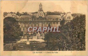 Old Postcard Le Havre City Hall