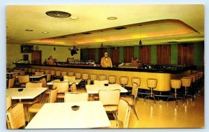 AURORA, IL Illinois ~ MOOSE LODGE Restaurant Interior  c1963 Fraternal Postcard