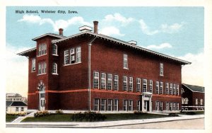 Webster City, Iowa - A view of Webster City High School - in the 1920s