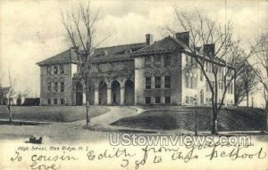 High School  - Glen Ridge, New Jersey NJ Postcard