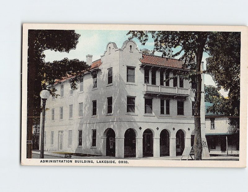 Postcard Administration Building, Lakeside, Ohio, USA