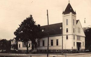 Eugene Oregon Christian Church Real Photo Antique Postcard K27104