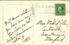 Wilmington New Castle County Building Wilmington DE Antique WB Postcard PM WOB 