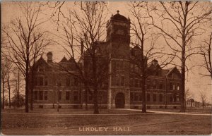 Lindley Hall, Earlham College Richmond IN c1920 Vintage Postcard C24
