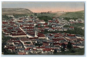 c1910 Buildings Hills Panorama View of Quito Ecuador Antique Unposted Postcard