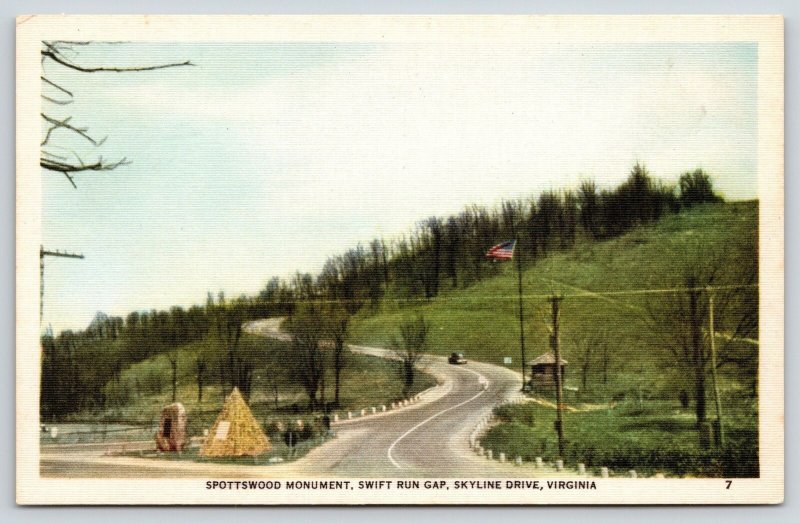 Skyline Drive~Swift Run Gap~Spottswood Knights of Golden Horseshoe Pyramid~1930s 