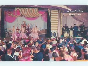 Damaged Back Pre-1980 SHOWGIRLS AT DESERT IN CASINO HOTEL Las Vegas NV AE0955