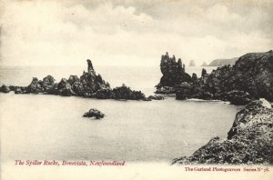 canada, BONAVISTA, The Spiller Rocks (1910s) Postcard