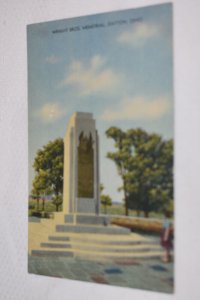 Wright Brothers Memorial Dayton Ohio Postcard Pub. by H. A. Bingamon A3540