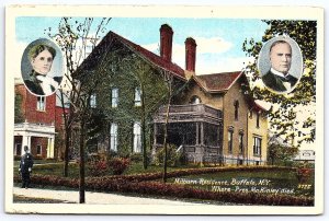 1921 Milburn Residence Buffalo New York Where Pres McKinley Died Posted Postcard