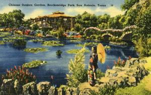 TX - San Antonio, Chinese Sunken Garden, Breckenridge Park