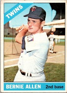 1966 Topps Baseball Card Bernie Allen Minnesota Twins sk1975