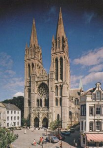 Cornwall Postcard - Truro Cathedral, The West Front From High Cross  RR7717