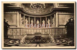 Old Postcard Paris Senat Hall of sessions