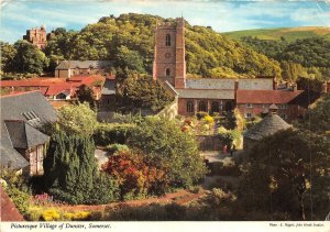 uk46420 picturesque village of dunster somerset uk