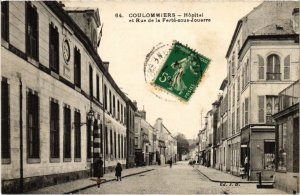 CPA Coulommiers Hopital et Rue de la Ferte sous Jouarre FRANCE (1289775)