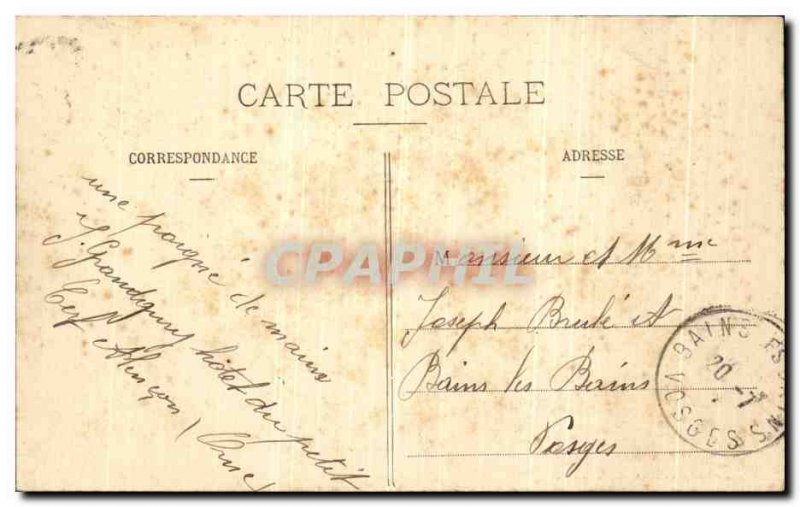 Old Postcard Alencon Mayor and Public Garden