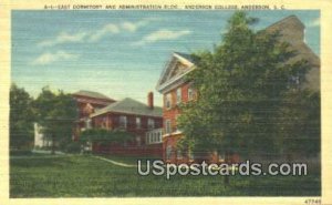 Administration Building, Anderson College - South Carolina SC  