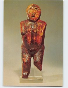 Postcard Standing figure, University of East Anglia, Norwich, England