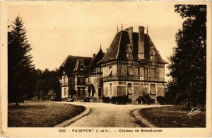 CPA PAIMPONT - Chateau de Brocéliande (112119)