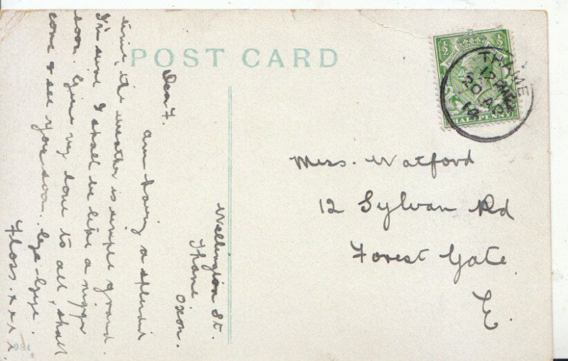 Genealogy Postcard - Watford - 12 Sylvan Road - Forest Gate - London - Ref 4520A