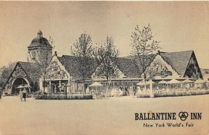 New York World's Fair Ballantine Beer Inn Postcard