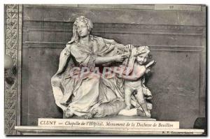 Cluny - Chapel of the & # 39Hopital - Monument of the Duchess of Bouillon - O...