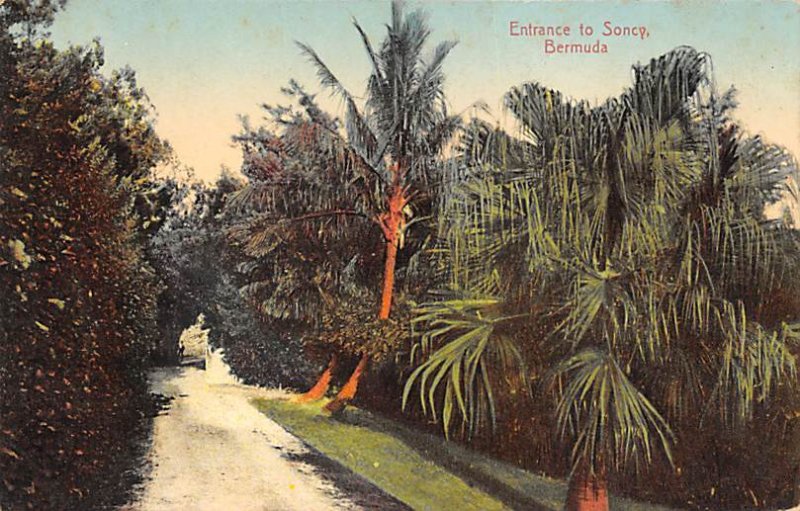 Entrance to Soncy Bermuda Unused 