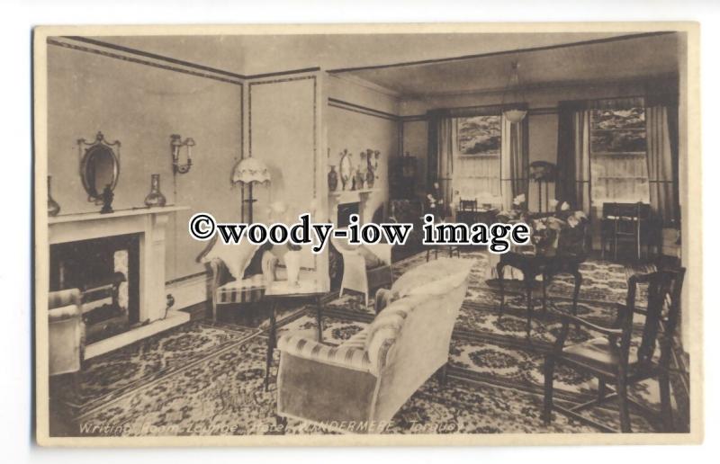 tq0542 - Devon - Writing Room & Lounge in Hotel Windermere, Torquay - Postcard 