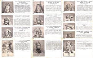 Lot of 13 postcards historical figures of Belgium and the Netherlands royalties 