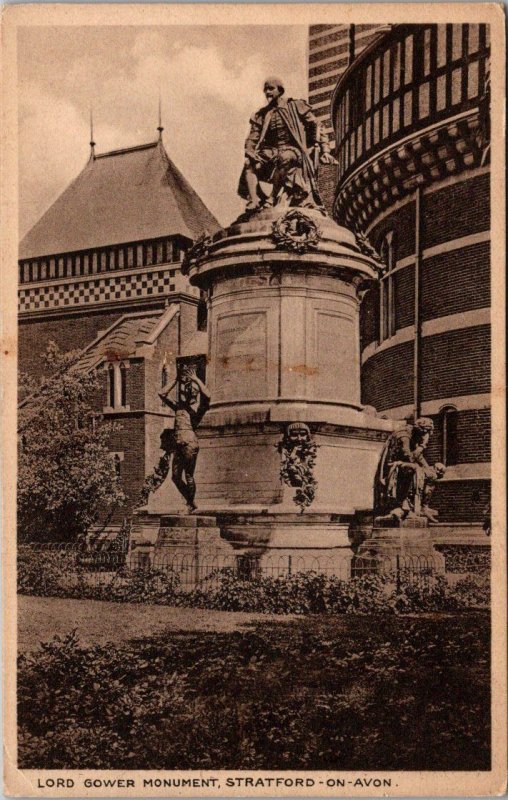 England Stratford-On-Avon Lord Gower Monument