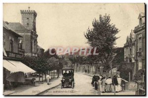 Old Postcard Dives Place of City Hall Automotive