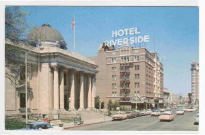 Court House Cars Street Reno Nevada 50s postcard