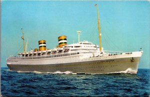 Holland America Line SS Nieuw Amsterdam Postcard C331