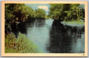 Postcard Blind River Ontario c1956 Scenic View Algoma District by PECO