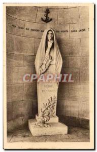 Old Postcard Douaumont Ossuary Statue of Resignation