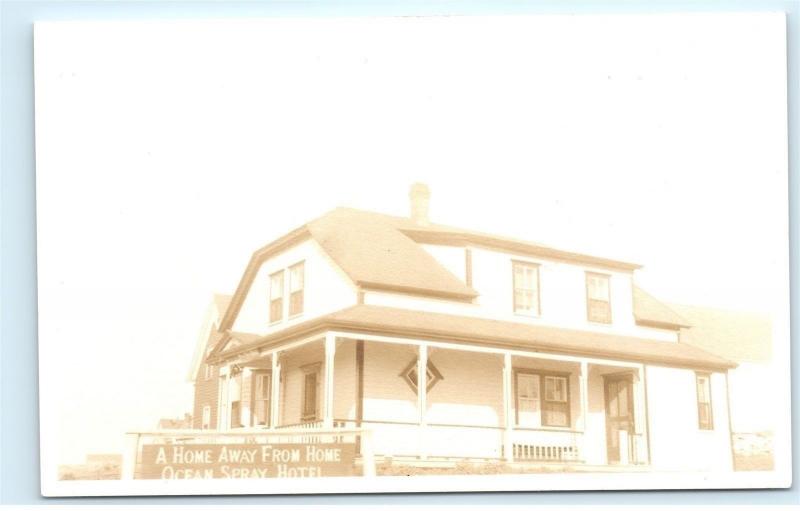 *Home Away From Home Ocean Spray Hotel Motel Canada RPPC Real Photo Postcard B59