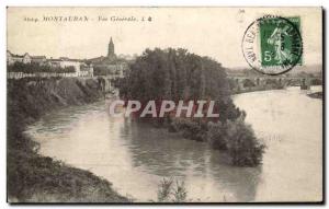 Old Postcard Montauban view Generale