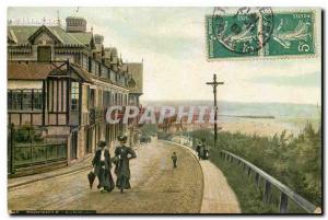 Old Postcard Trouville Calvary