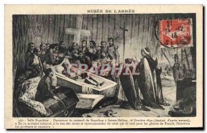 Old Postcard Museum of the Army Hall Napoleon Opening the coffin of Napoleon ...